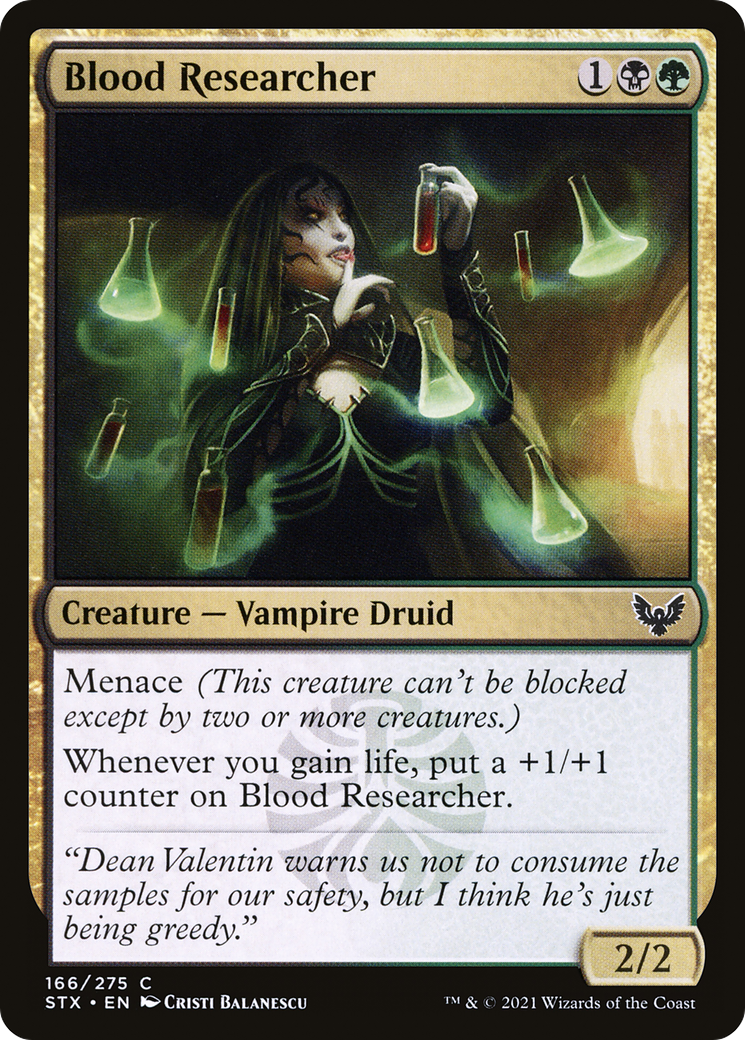 Image of Blood Researcher [Strixhaven: School of Mages]