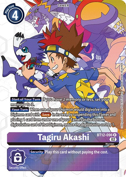 Image of Tagiru Akashi [BT12-096] (Alternate Art) [Across Time]