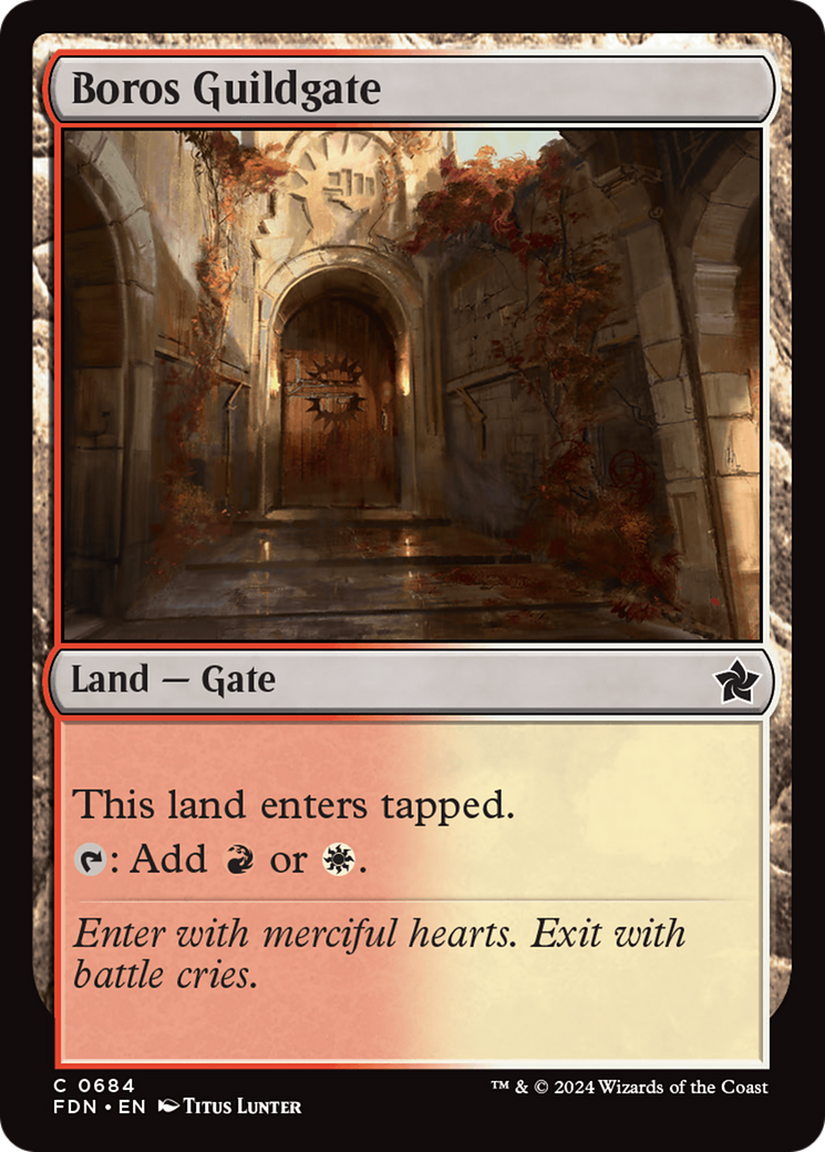 Image of Boros Guildgate [Foundations]
