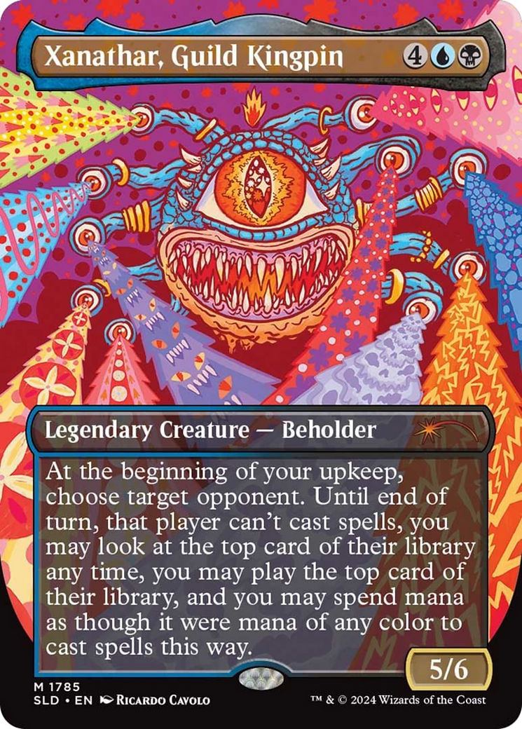 Image of Xanathar, Guild Kingpin (SLD-1785) - Secret Lair Drop (Borderless) Foil