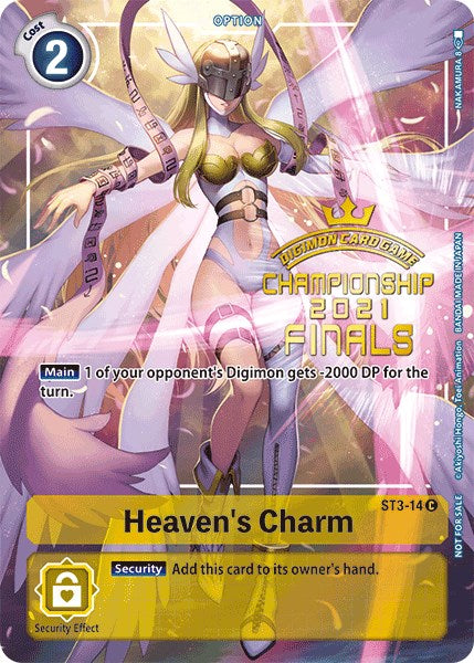 Image of Heaven's Charm [ST3-14] (2021 Championship Finals Tamer's Evolution Pack) [Starter Deck: Heaven's Yellow Promos]