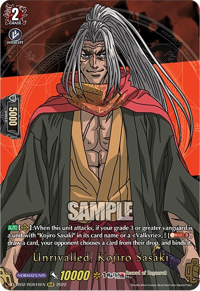 Image of Unrivalled, Kojiro Sasaki (D-TB02/RGR16EN) [Record of Ragnarok]