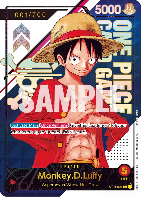 Image of Monkey.D.Luffy (Serial Number) [One Piece Promotion Cards]