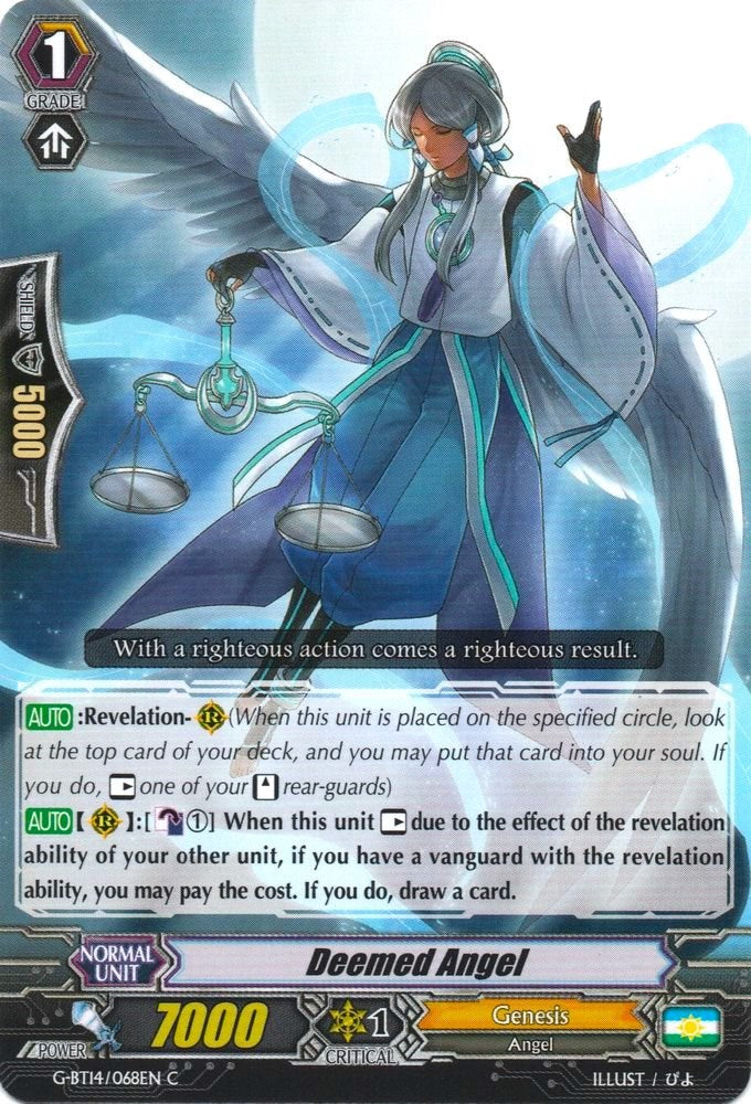 Image of Deemed Angel (G-BT14/068EN) [Divine Dragon Apocrypha]