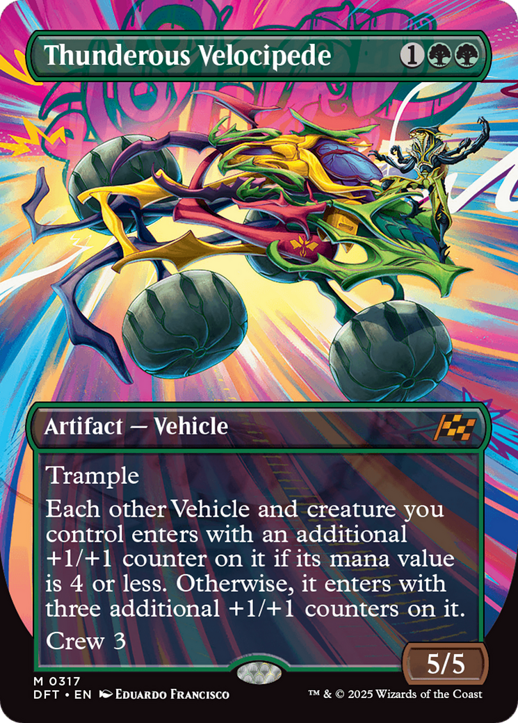 Image of Thunderous Velocipede (Borderless) [Aetherdrift]