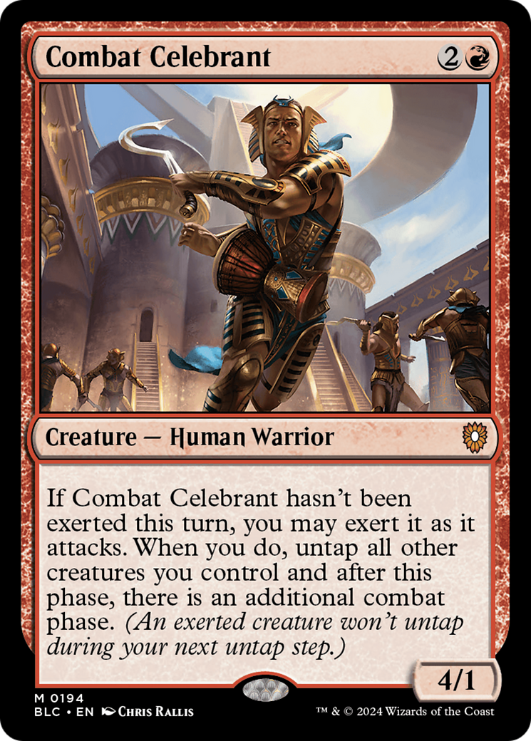 Image of Combat Celebrant [Bloomburrow Commander]