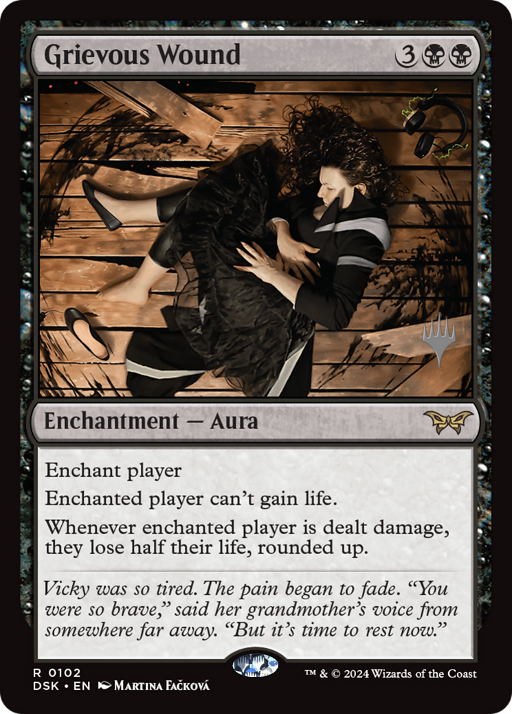 Image of Grievous Wound (Promo Pack) [Duskmourn: House of Horror Promos]