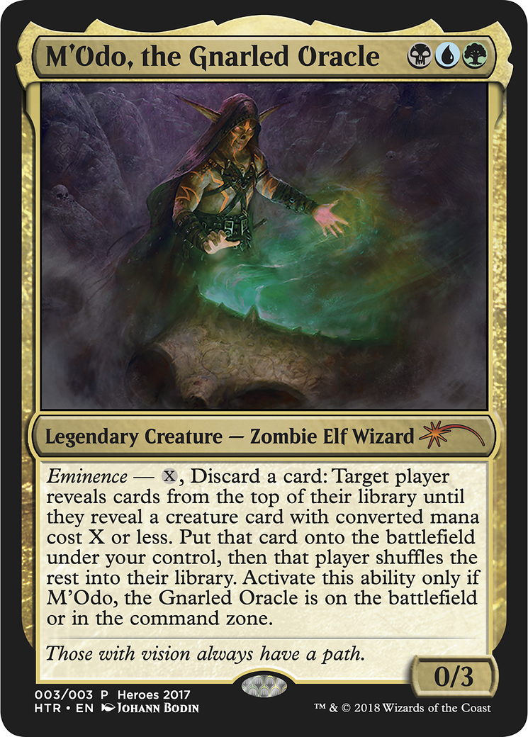 Image of M'Odo, the Gnarled Oracle [Heroes of the Realm]