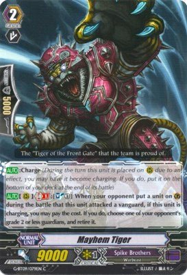 Image of Mayhem Tiger (G-BT09/079EN) [Divine Dragon Caper]