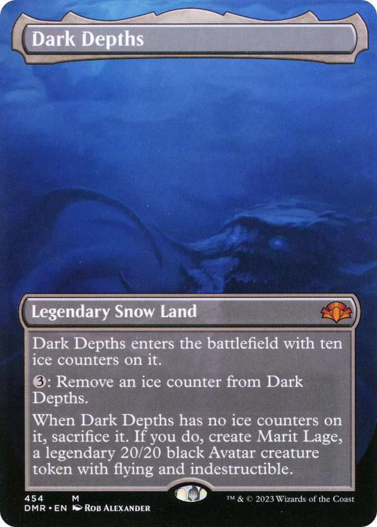 Image of Dark Depths (Borderless Alternate Art) [Dominaria Remastered]