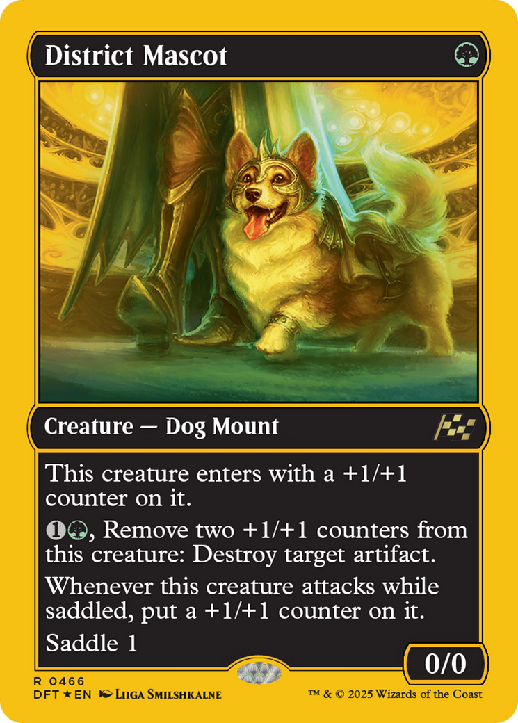Image of District Mascot (First-Place Foil) [Aetherdrift]