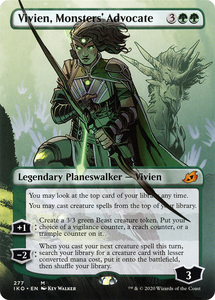 Image of Vivien, Monsters' Advocate (Borderless) [Ikoria: Lair of Behemoths]