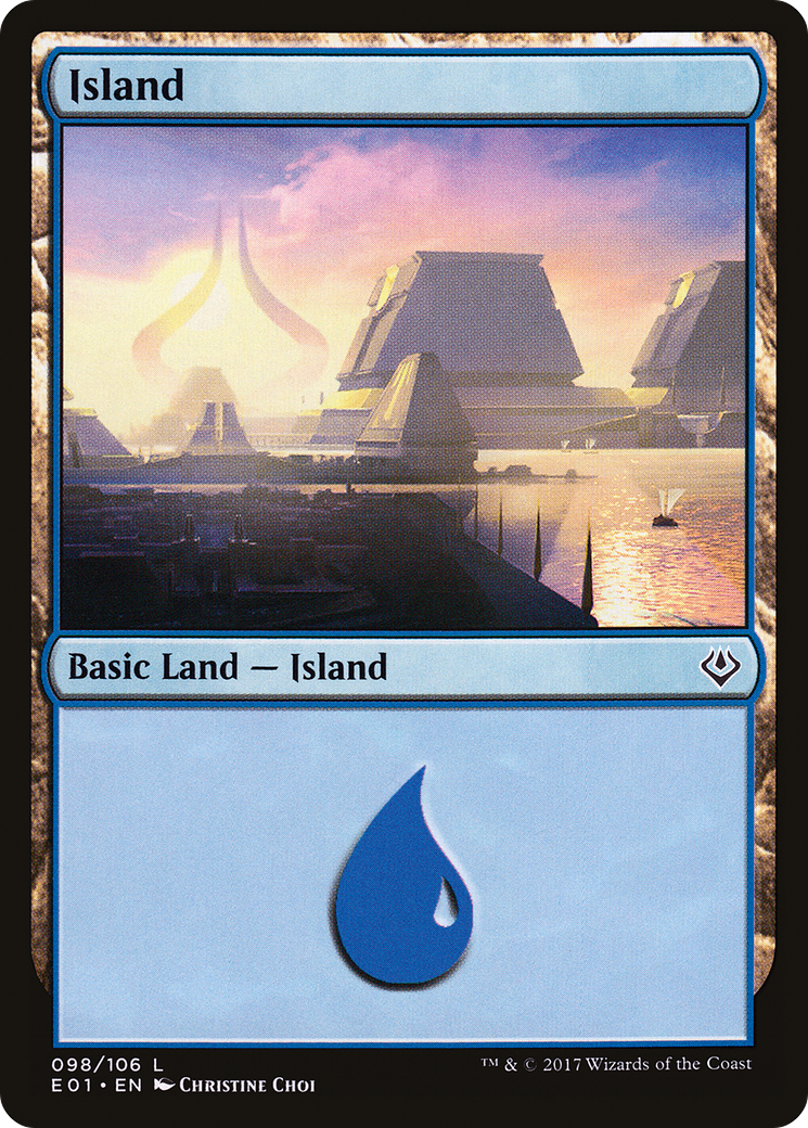 Image of Island (98) [Archenemy: Nicol Bolas]