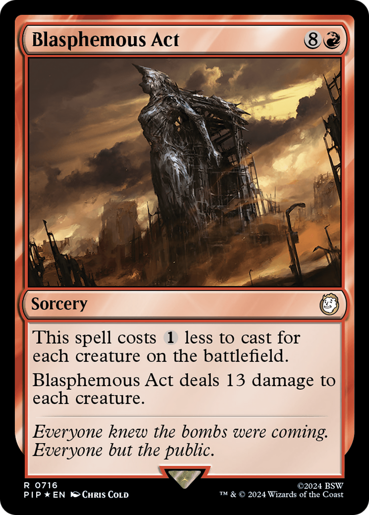 Image of Blasphemous Act (Surge Foil) [Fallout]