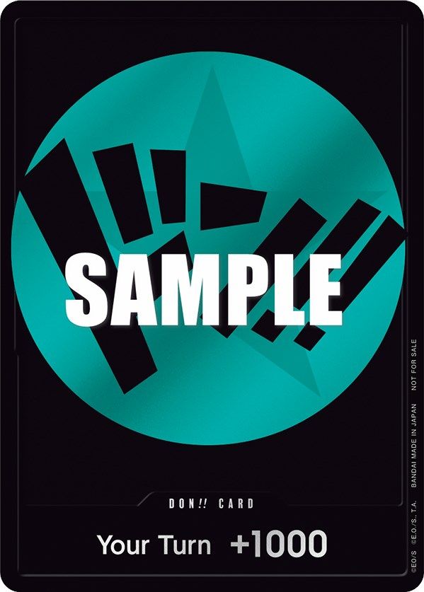 Image of DON!! Card (Teal) [One Piece Promotion Cards]