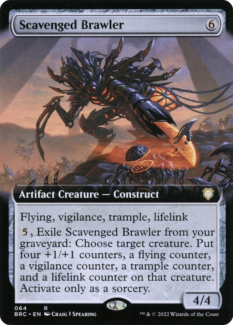 Image of Scavenged Brawler (Extended Art) [The Brothers' War Commander]
