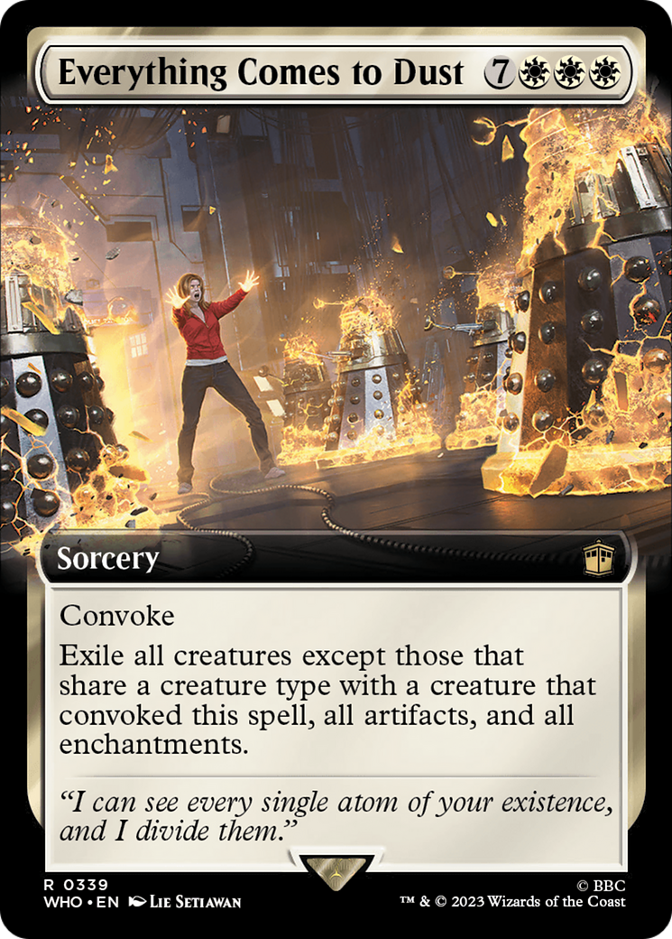 Image of Everything Comes to Dust (Extended Art) [Doctor Who]