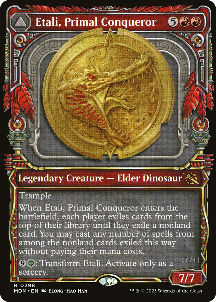 Image of Etali, Primal Conqueror // Etali, Primal Sickness (Showcase Planar Booster Fun) [March of the Machine]