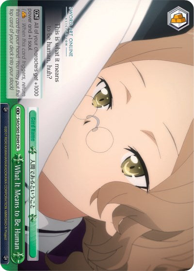 Image of What It Means to Be Human (SAO/S65-E049 CR) [Sword Art Online -Alicization-]