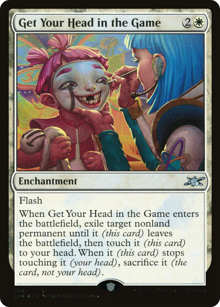 Image of Get Your Head in the Game (Galaxy Foil) [Unfinity]