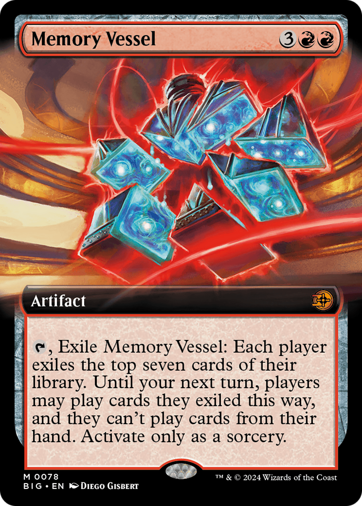 Image of Memory Vessel (Extended Art) [Outlaws of Thunder Junction: The Big Score]