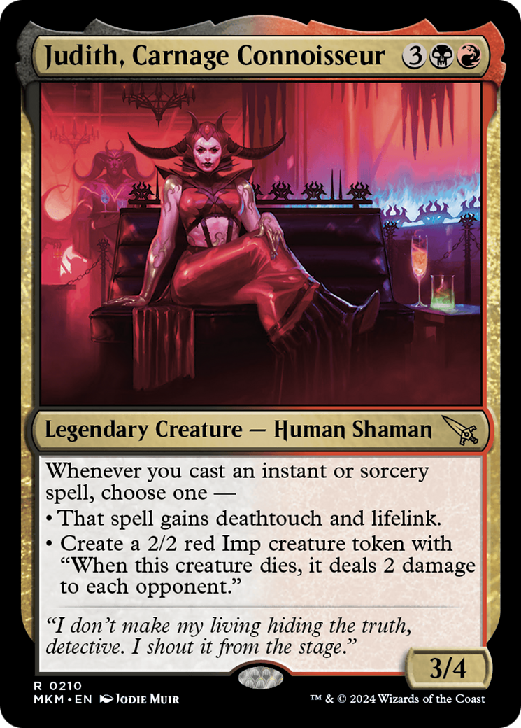 Image of Judith, Carnage Connoisseur [Murders at Karlov Manor]