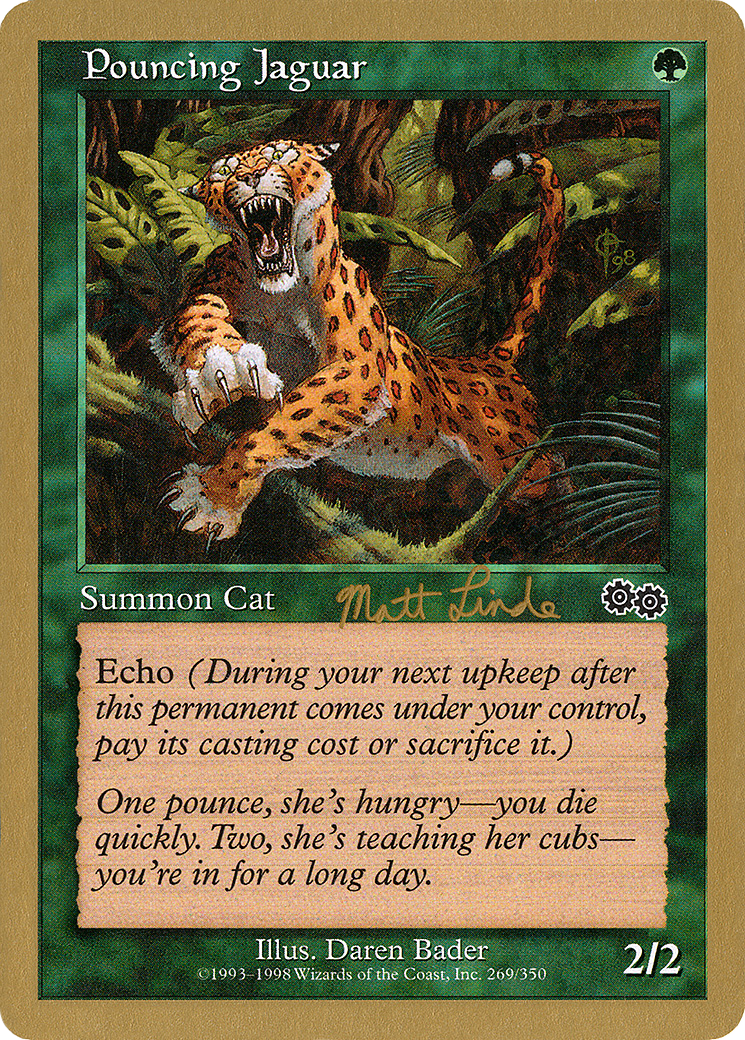 Image of Pouncing Jaguar (Matt Linde) [World Championship Decks 1999]