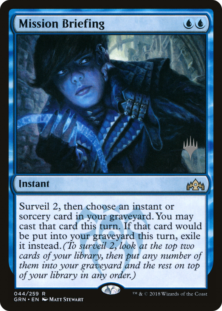Image of Mission Briefing (Promo Pack) [Guilds of Ravnica Promos]