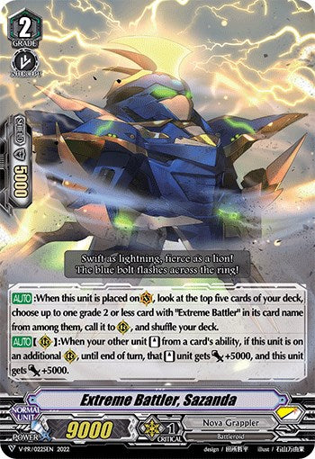 Image of Extreme Battler, Sazanda (V-PR/0225EN) [V Promo Cards]