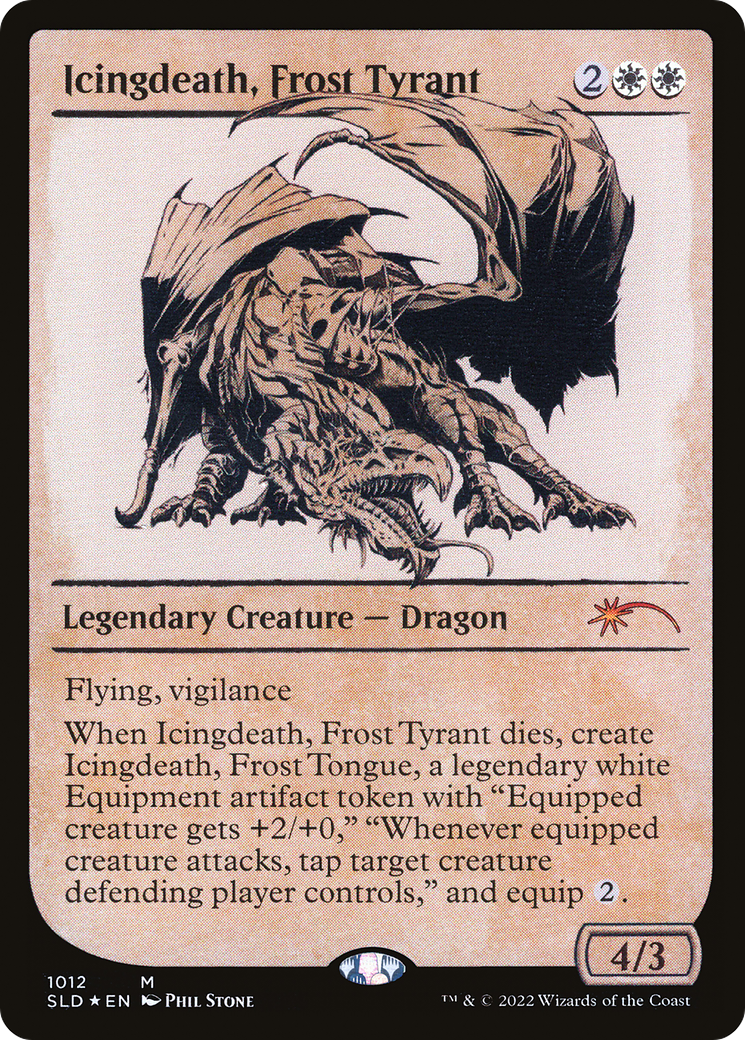 Image of Icingdeath, Frost Tyrant (Showcase) [Secret Lair Drop Series]