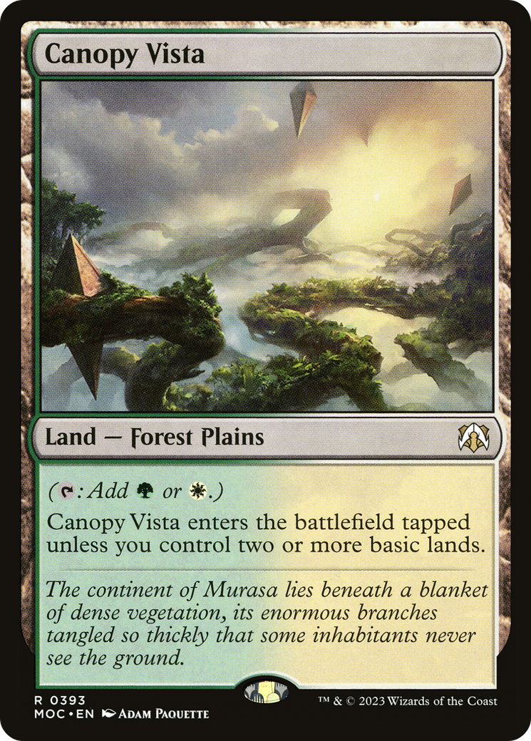 Image of Canopy Vista [March of the Machine Commander]