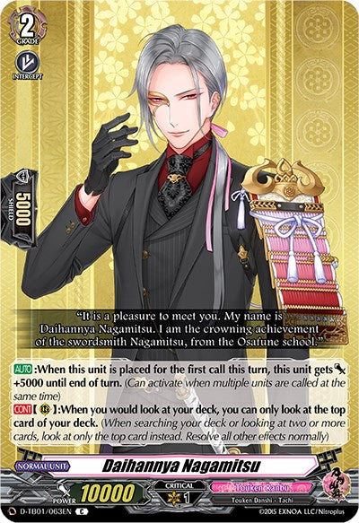 Image of Daihannya Nagamitsu (D-TB01/063EN) [Touken Ranbu: ONLINE 2021]