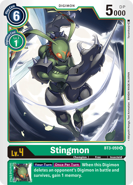 Image of Stingmon [BT3-050] [Release Special Booster Ver.1.5]
