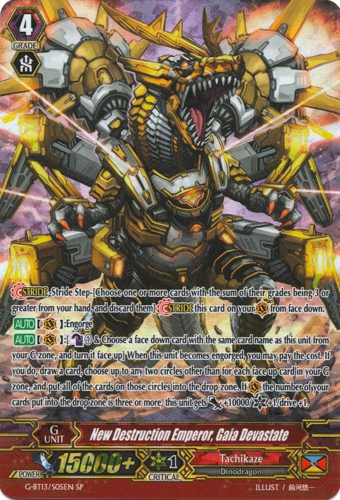 Image of New Destruction Emperor, Gaia Devastate (G-BT13/S05EN) [Ultimate Stride]