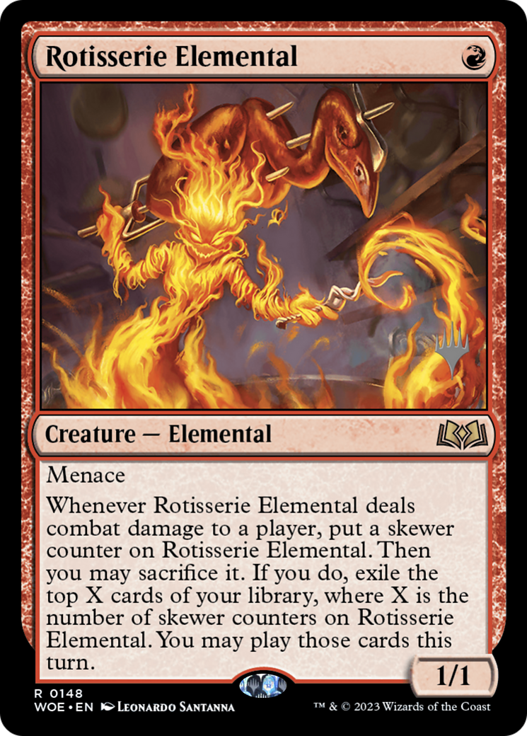 Image of Rotisserie Elemental (Promo Pack) [Wilds of Eldraine Promos]