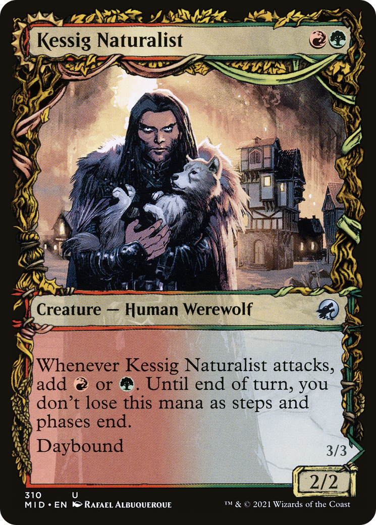 Image of Kessig Naturalist // Lord of the Ulvenwald (Showcase Equinox) [Innistrad: Midnight Hunt]