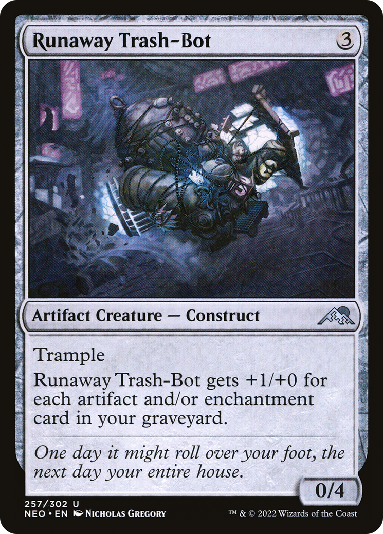 Image of Runaway Trash-Bot [Kamigawa: Neon Dynasty]