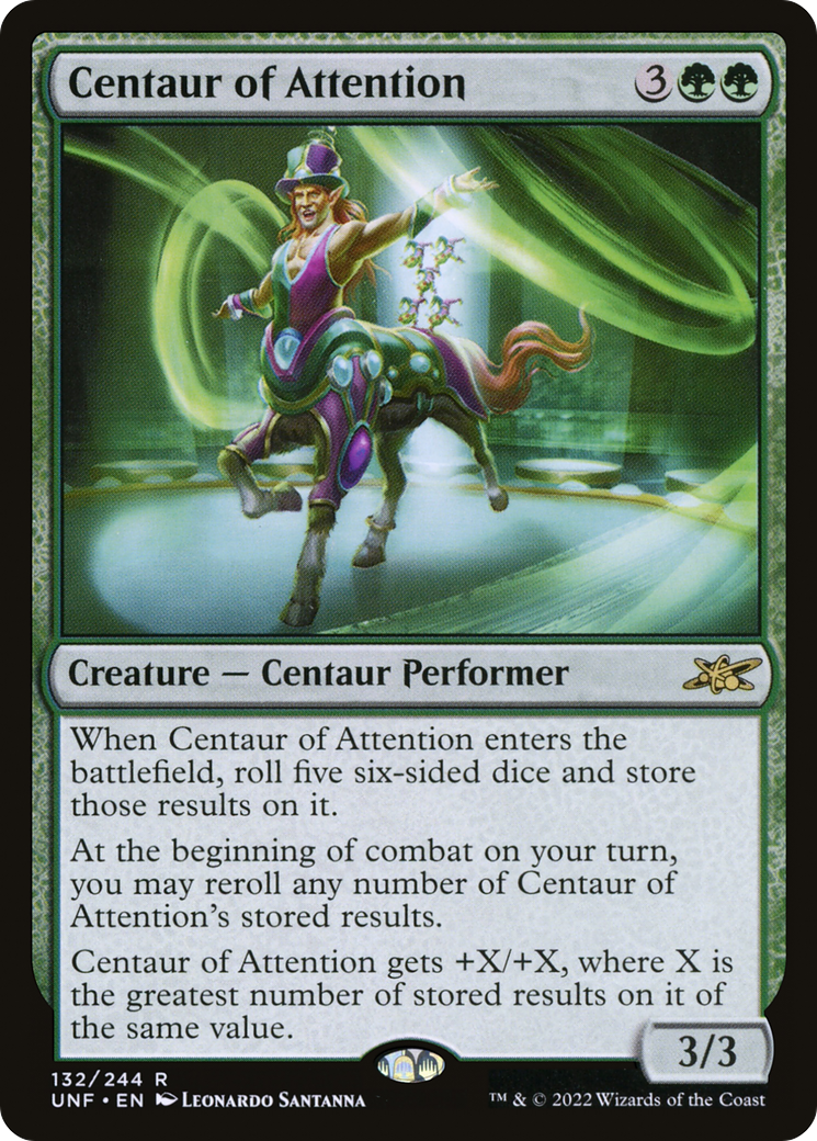 Image of Centaur of Attention [Unfinity]