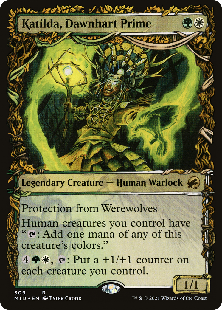 Image of Katilda, Dawnhart Prime (Showcase Equinox) [Innistrad: Midnight Hunt]