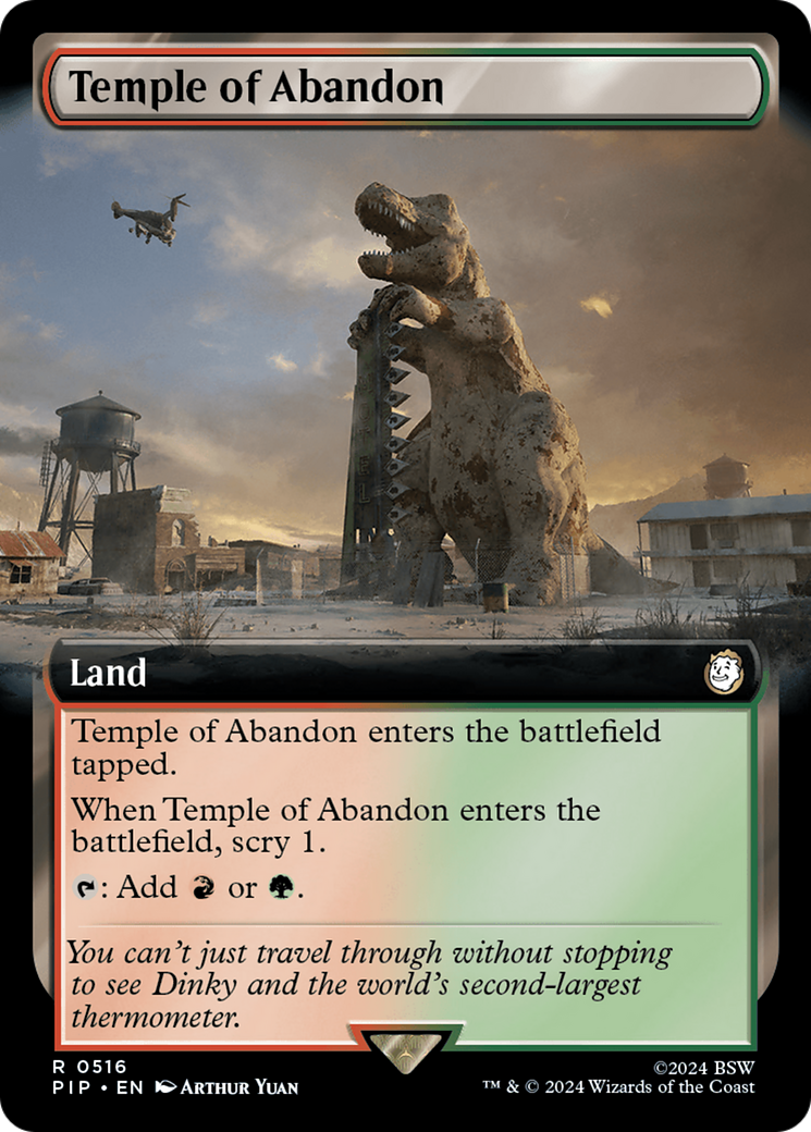 Image of Temple of Abandon (Extended Art) [Fallout]