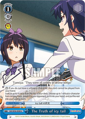 Image of The Truth of icy tail [Saekano: How to Raise a Boring Girlfriend]
