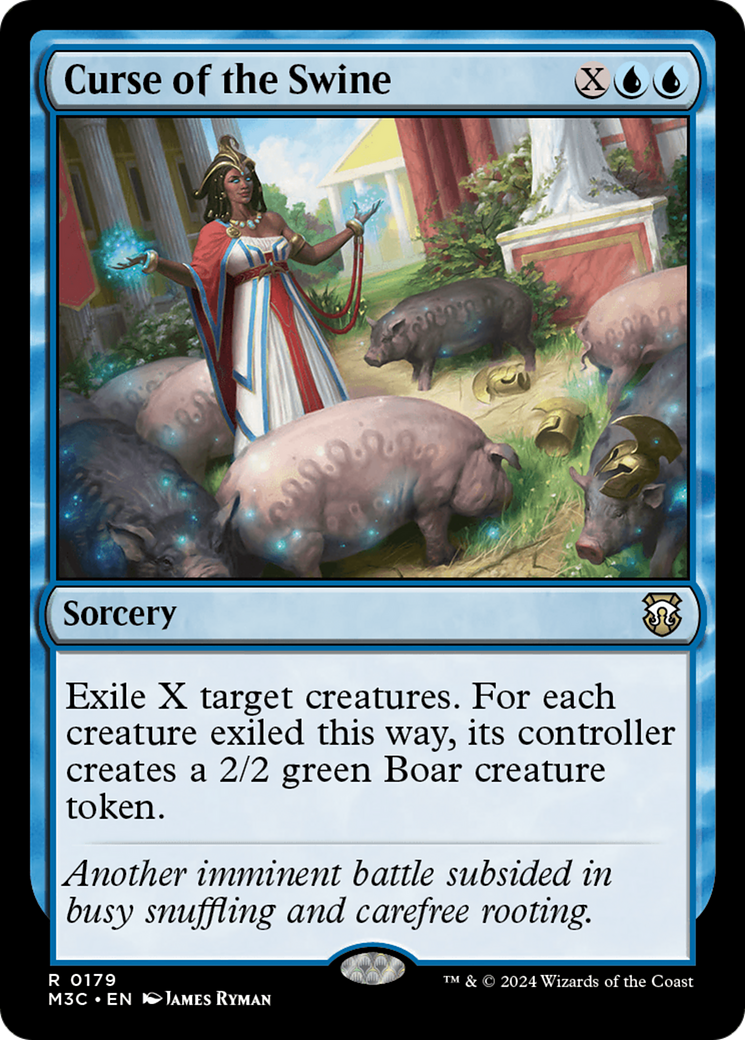 Image of Curse of the Swine (Ripple Foil) [Modern Horizons 3 Commander]