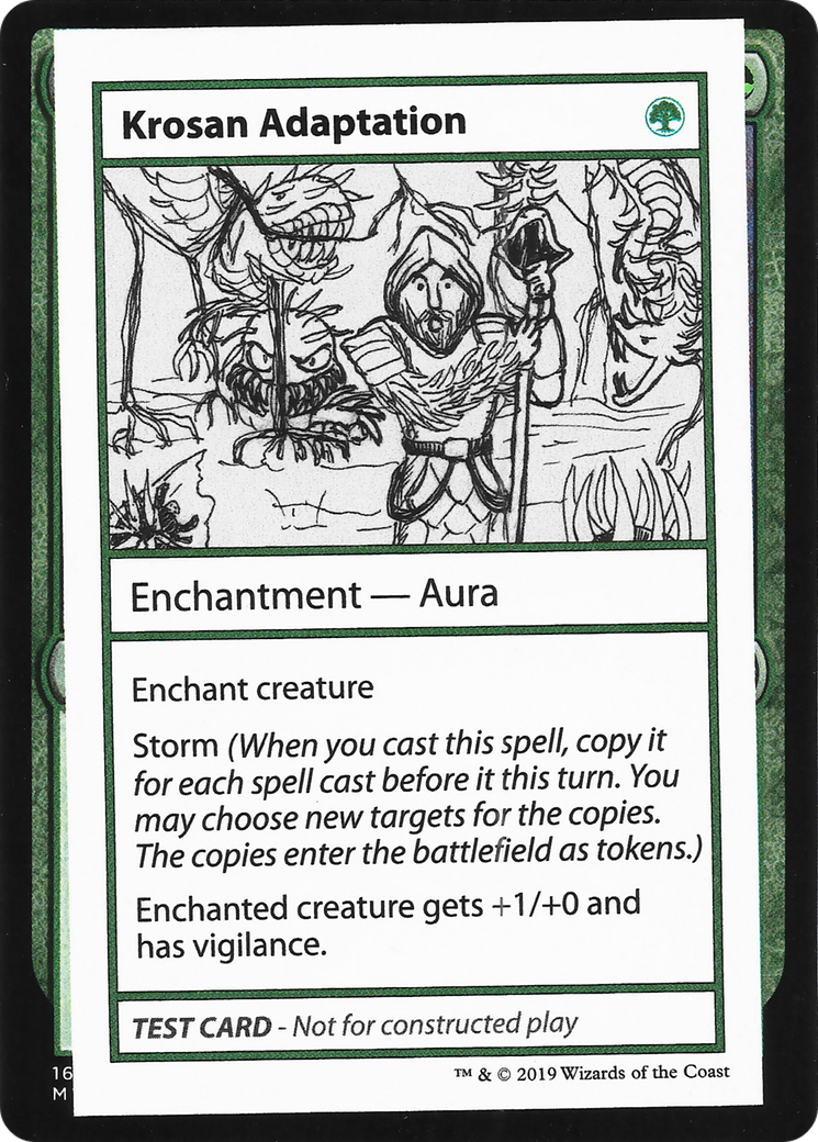 Image of Krosan Adaptation (2021 Edition) [Mystery Booster Playtest Cards]