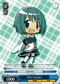 Image of Mini Sayaka (MM/W17-E110 PR) (Promo) [Puella Magi Madoka Magica]