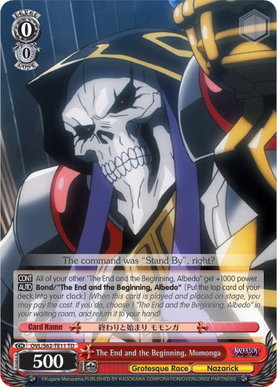 Image of The End and the Beginning, Momonga (OVL/S62-TE11 TD) [Nazarick: Tomb of the Undead]