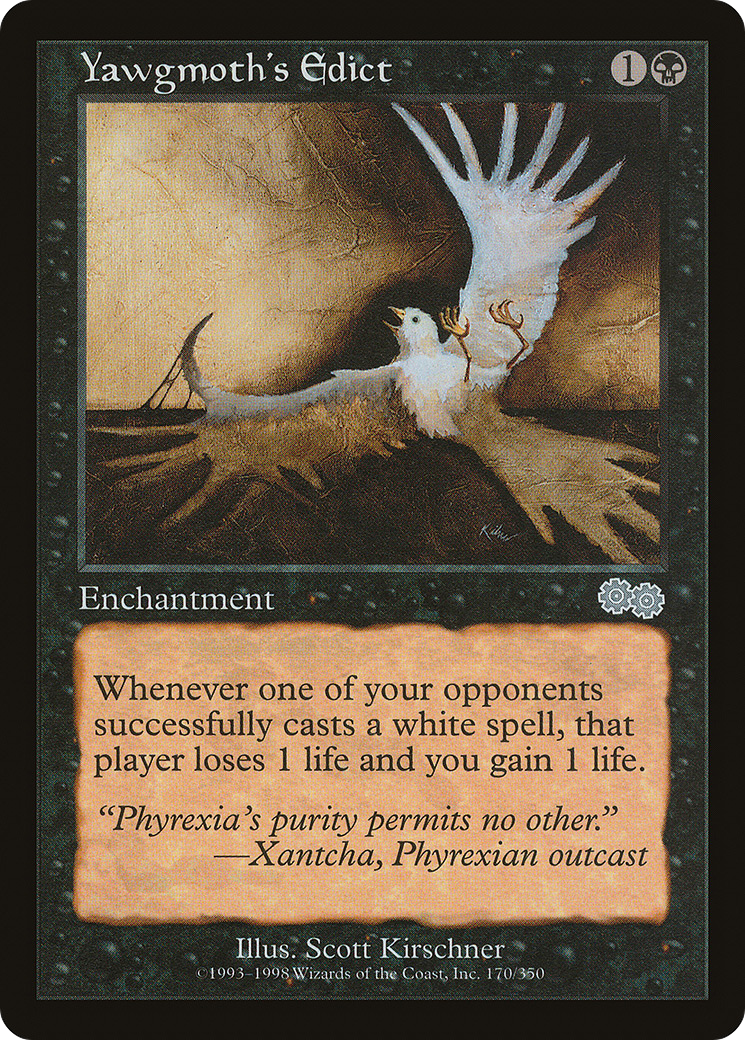 Image of Yawgmoth's Edict [Urza's Saga]