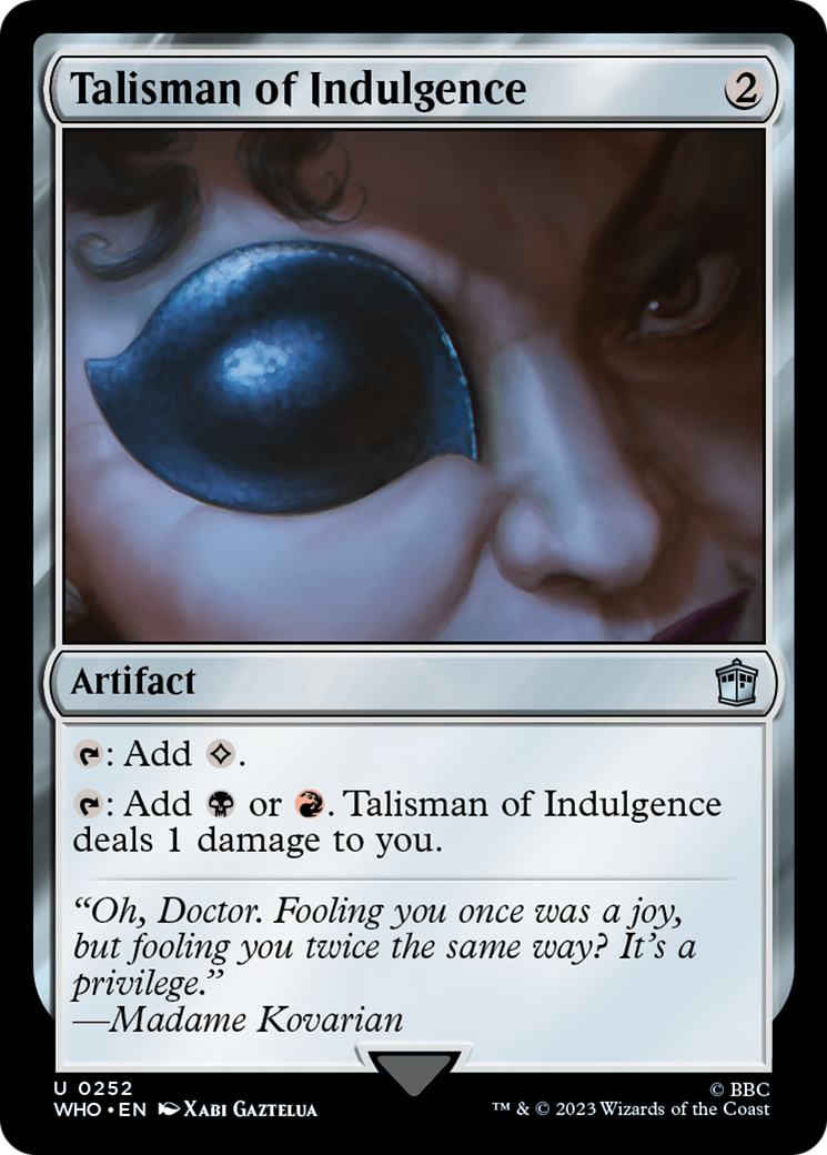 Image of Talisman of Indulgence [Doctor Who]