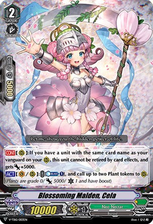 Image of Blossoming Maiden, Cela (Parallel Foil) (V-TD12/003EN) [Ahsha]