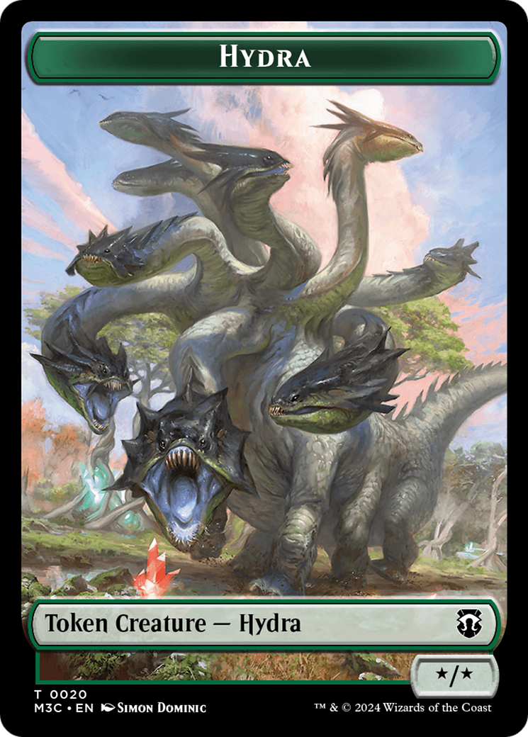 Image of Hydra // Boar Double-Sided Token [Modern Horizons 3 Commander Tokens]