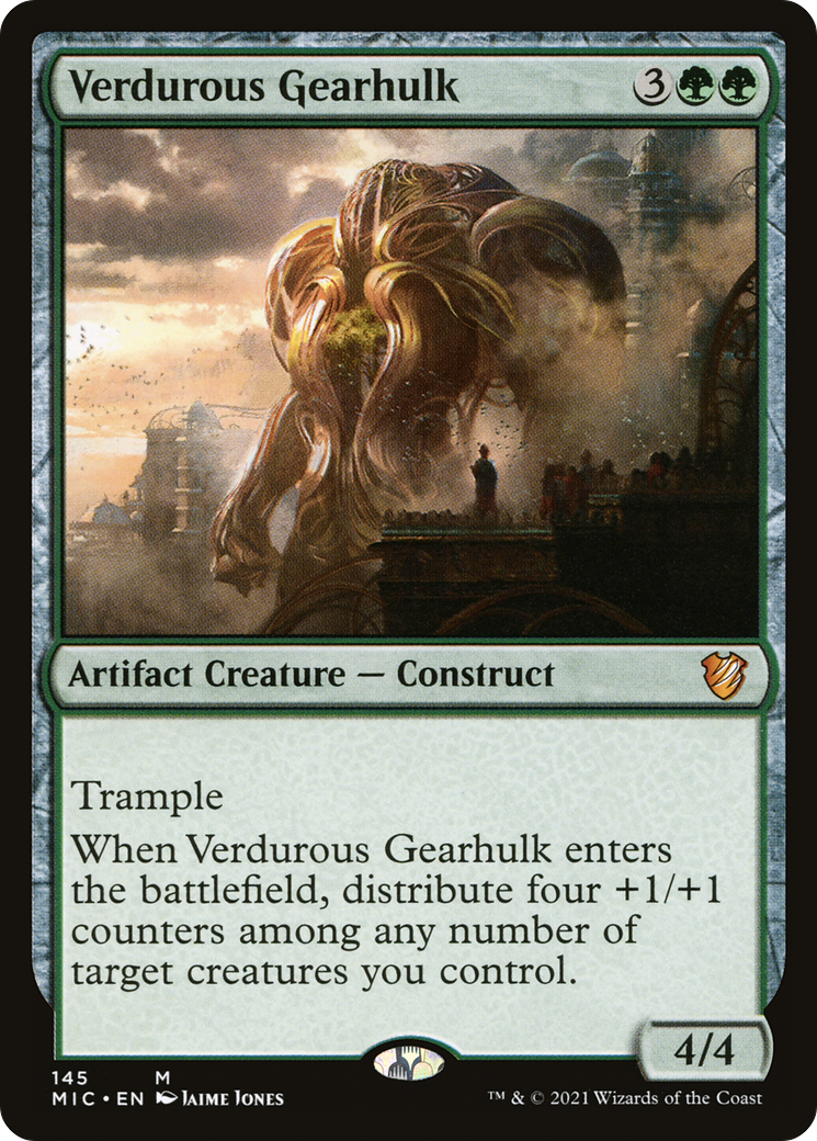 Image of Verdurous Gearhulk [Innistrad: Midnight Hunt Commander]